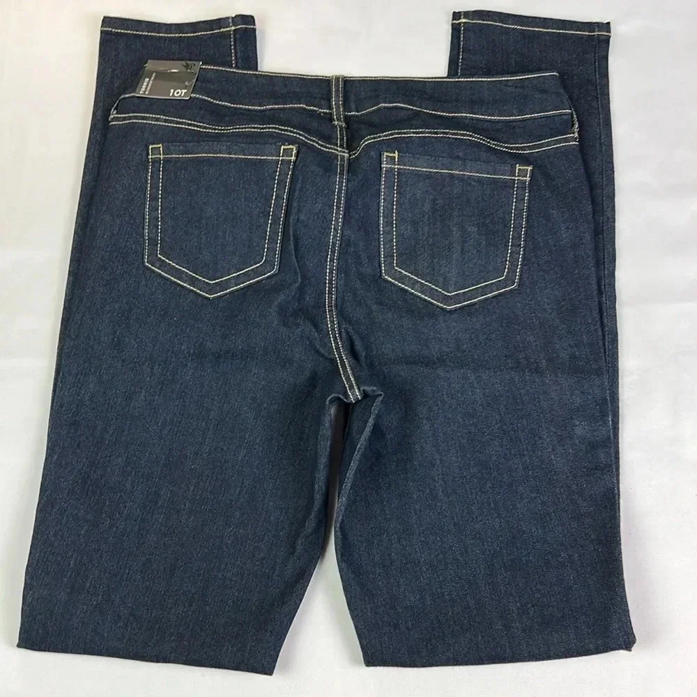 Torrid‎ New Women’s 10 Tall Dark Wash Skinny Pockets Slightly Stretchy Jean